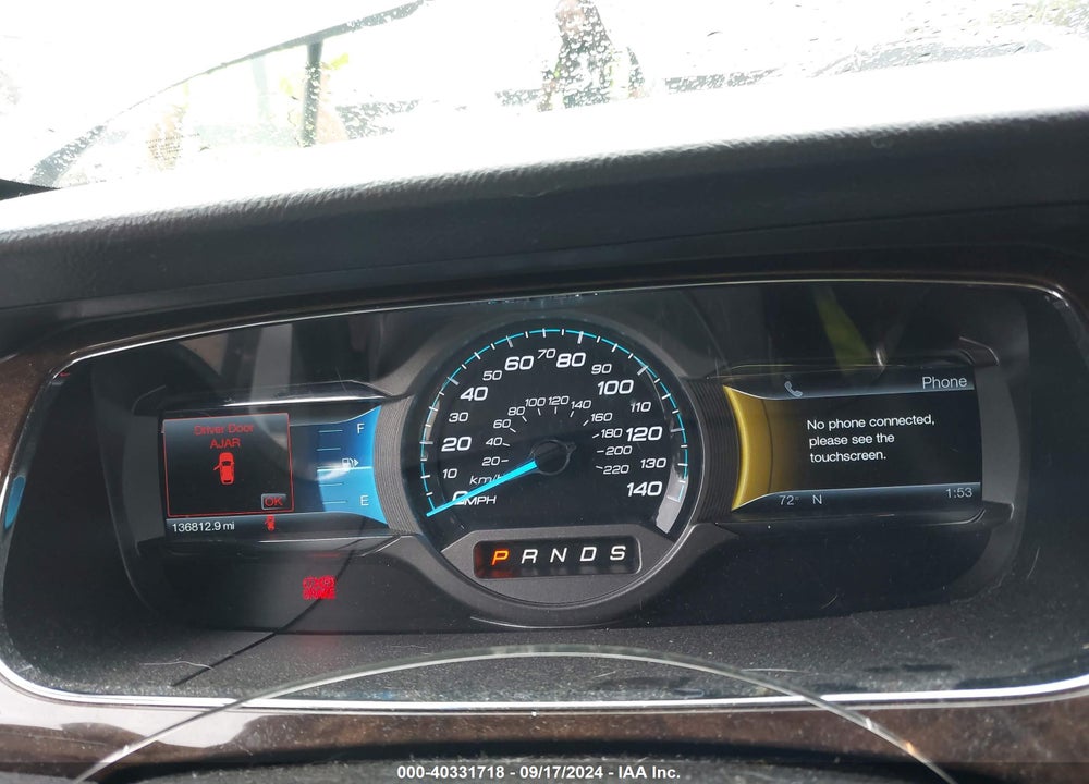 2013 FORD TAURUS LIMITED VIN: 1FAHP2F8XDG126098