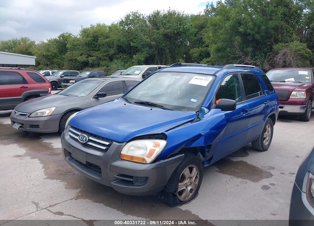 2008 KIA SPORTAGE LX VIN: KNDJF724287492223