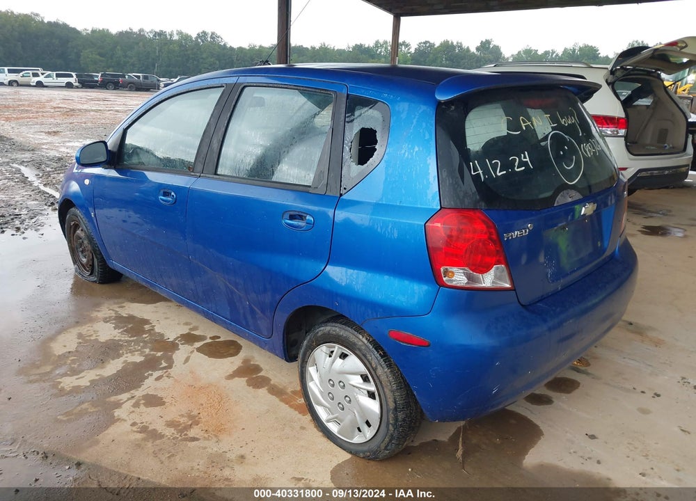 2007 CHEVROLET AVEO 5 LS VIN: KL1TD66657B696473