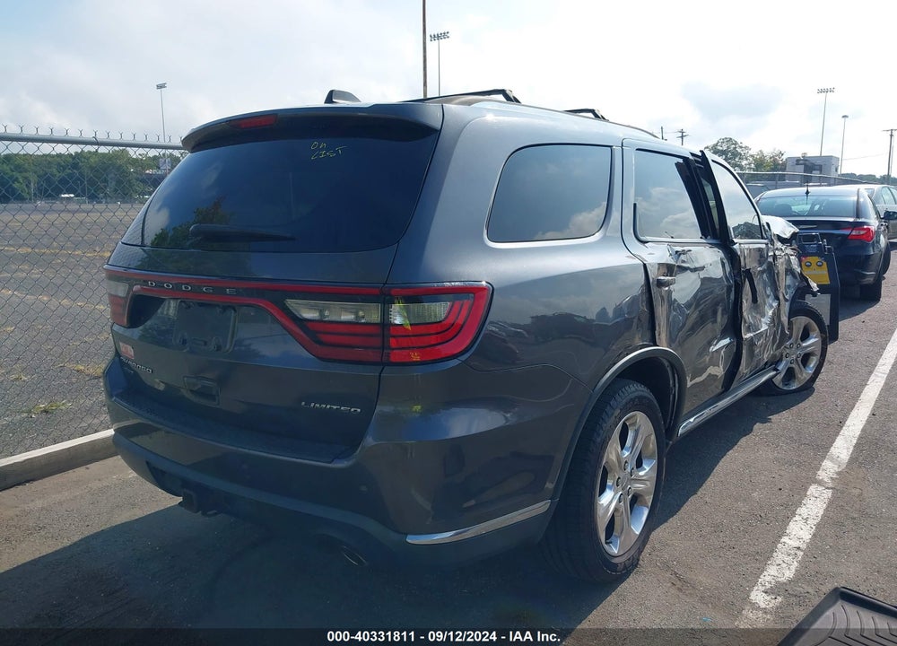 2015 DODGE DURANGO LIMITED VIN: 1C4RDJDGXFC939186