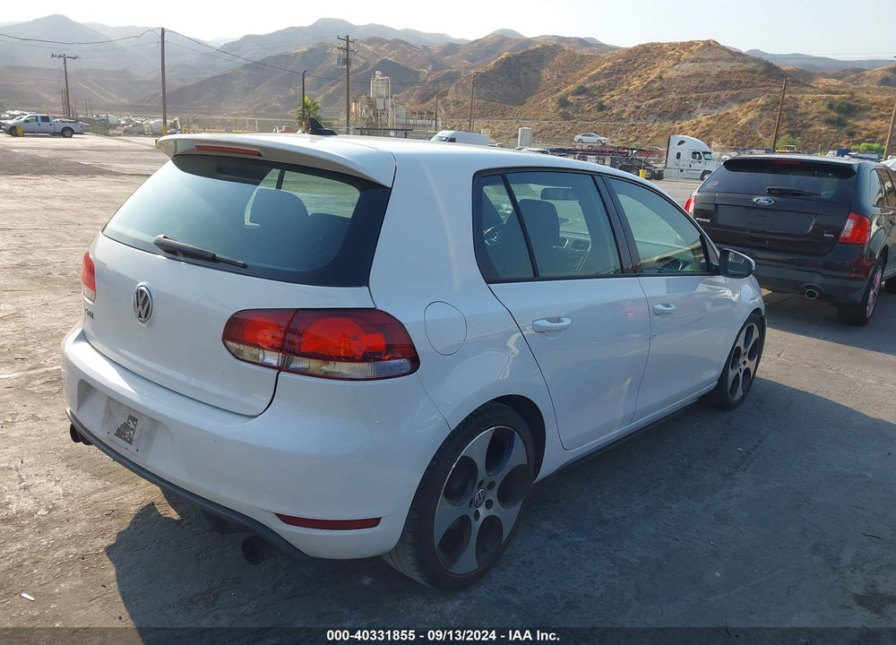 2013 VOLKSWAGEN GTI 4-DOOR VIN: WVWHD7AJ3DW122488