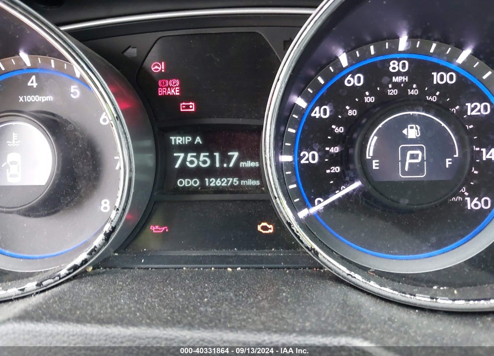 2014 HYUNDAI SONATA GLS VIN: 5NPEB4AC7EH819758