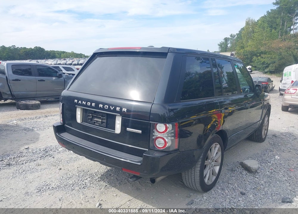 2011 LAND ROVER RANGE ROVER SUPERCHARGED VIN: SALMF1E47BA354217