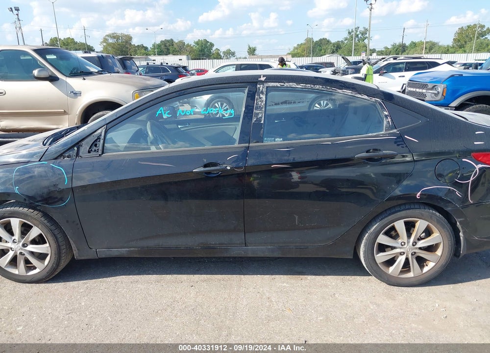 2012 HYUNDAI ACCENT GLS VIN: KMHCU4AE1CU263450