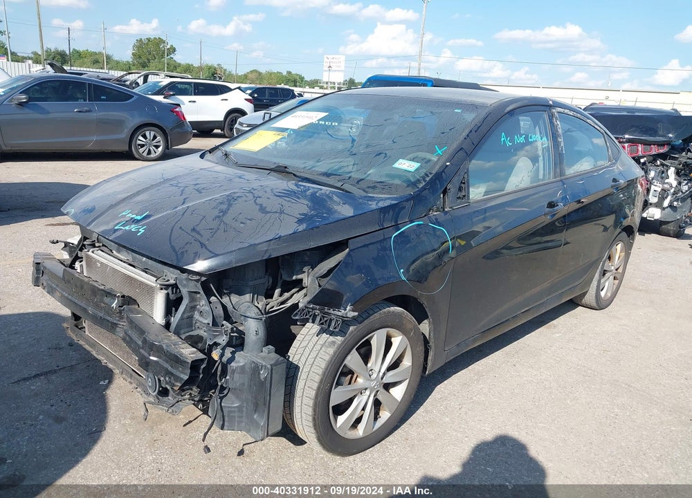 2012 HYUNDAI ACCENT GLS VIN: KMHCU4AE1CU263450