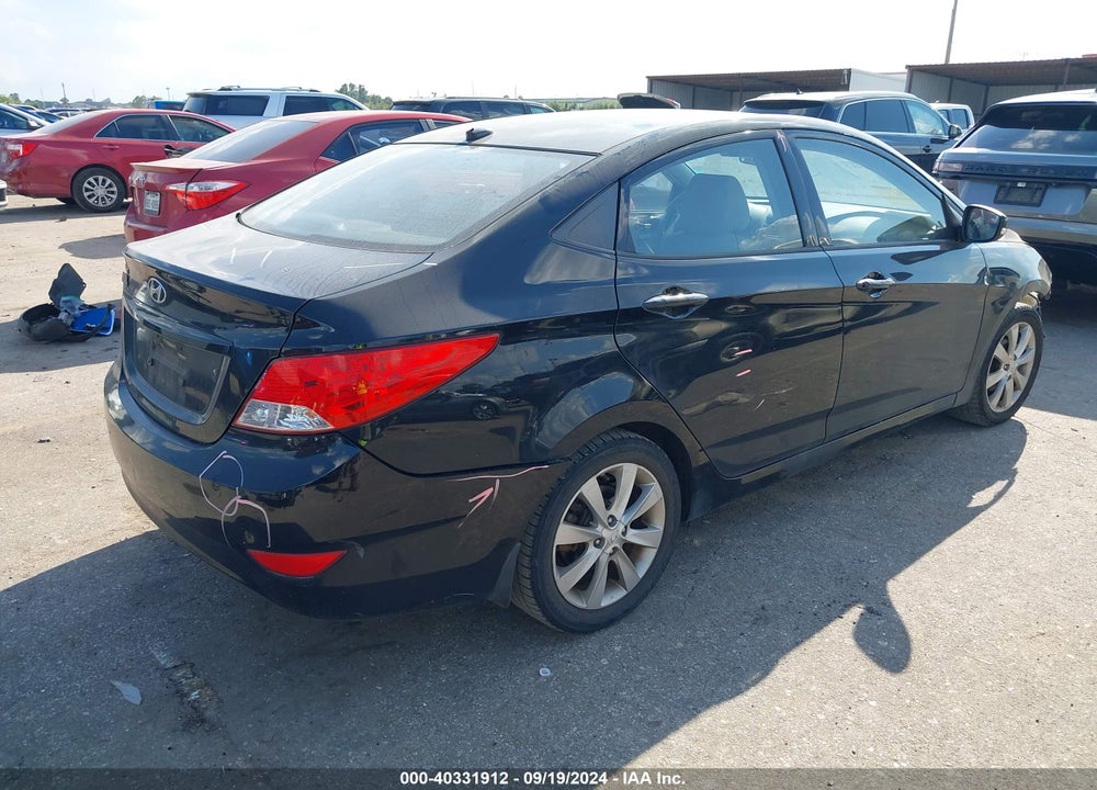 2012 HYUNDAI ACCENT GLS VIN: KMHCU4AE1CU263450