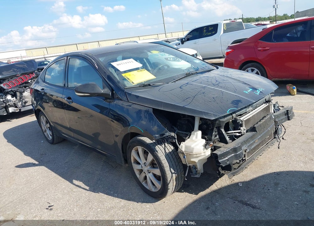 2012 HYUNDAI ACCENT GLS VIN: KMHCU4AE1CU263450