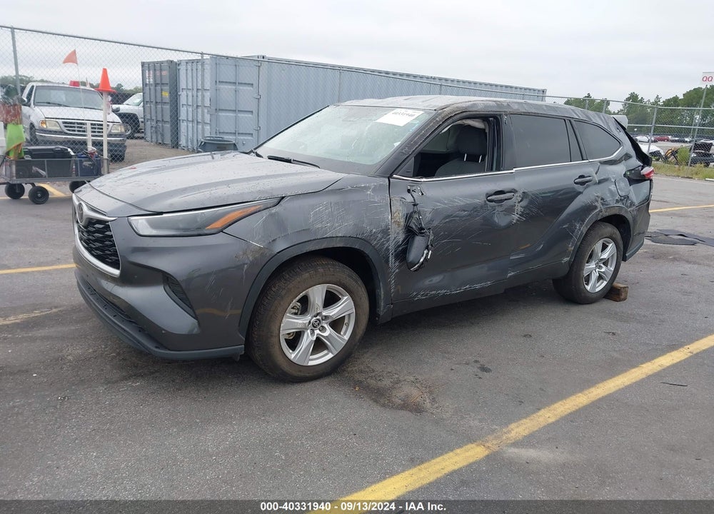 2022 TOYOTA HIGHLANDER L VIN: 5TDCZRAH3NS559915
