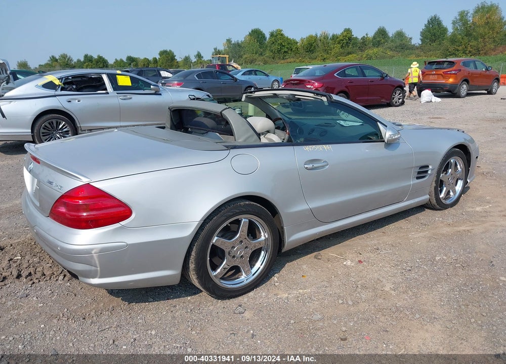 2003 MERCEDES-BENZ SL 500 VIN: WDBSK75F23F020761