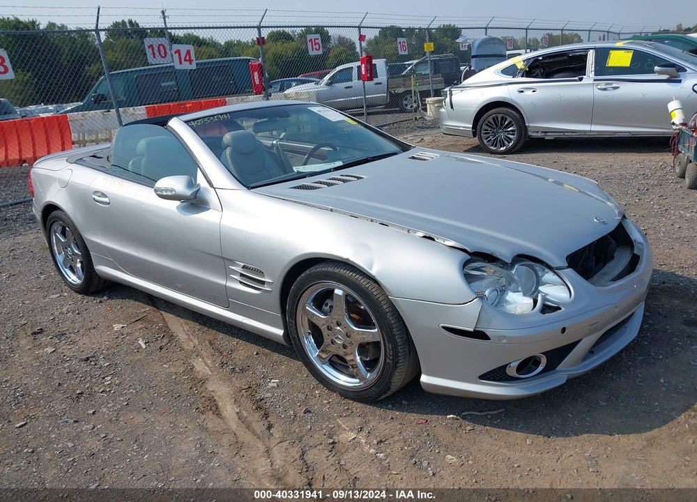 2003 MERCEDES-BENZ SL 500 VIN: WDBSK75F23F020761