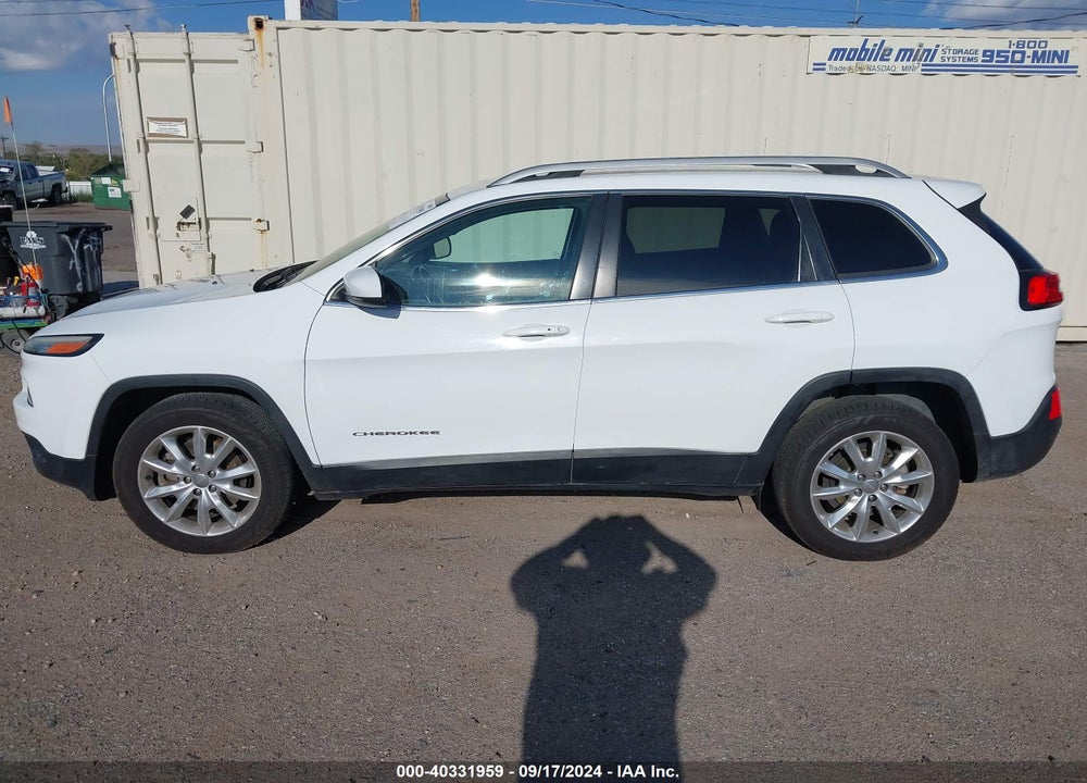 2016 JEEP CHEROKEE LIMITED VIN: 1C4PJLDB7GW200096