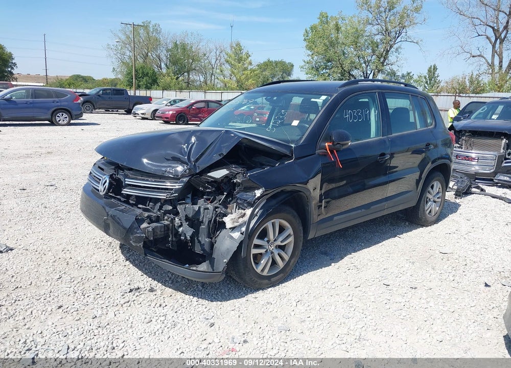 2017 VOLKSWAGEN TIGUAN 2.0T S VIN: WVGBV7AX7HW512339