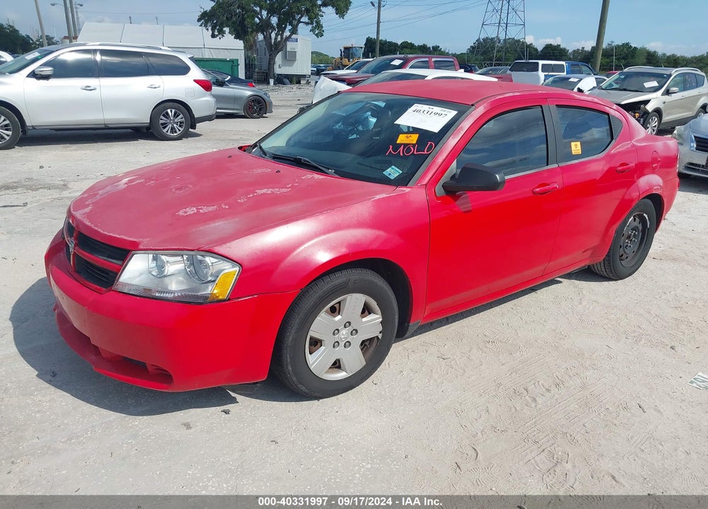 2009 DODGE AVENGER SE/SXT VIN: 1B3LC46B99N518713