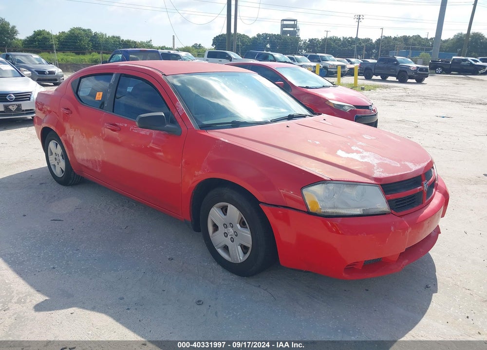 2009 DODGE AVENGER SE/SXT VIN: 1B3LC46B99N518713