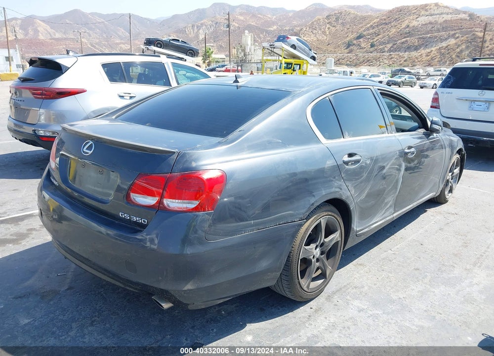 2008 LEXUS GS 350 VIN: JTHBE96S080037552
