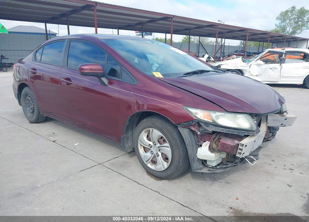 2014 HONDA CIVIC LX VIN: 2HGFB2F5XEH509214