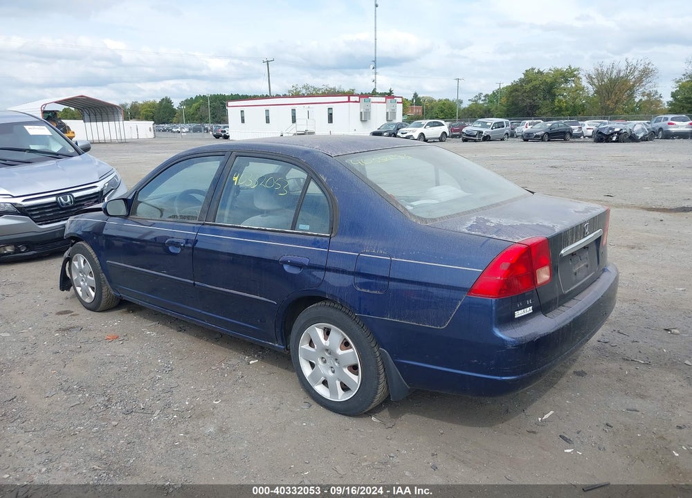 2001 HONDA CIVIC EX VIN: 2HGES267X1H565905