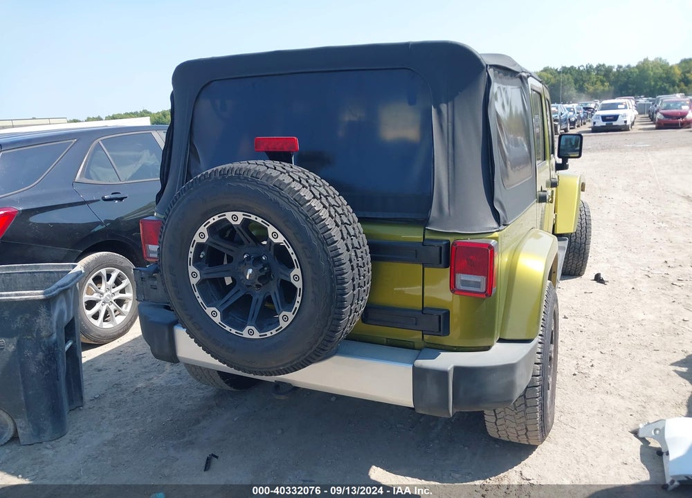 2008 JEEP WRANGLER UNLIMITED SAHARA VIN: 1J4GA59138L594009