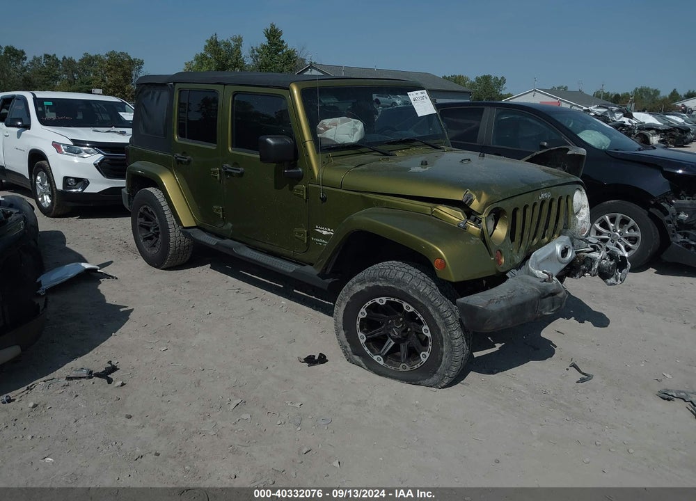 2008 JEEP WRANGLER UNLIMITED SAHARA VIN: 1J4GA59138L594009