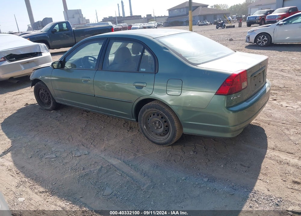 2004 HONDA CIVIC LX VIN: 2HGES16564H597733