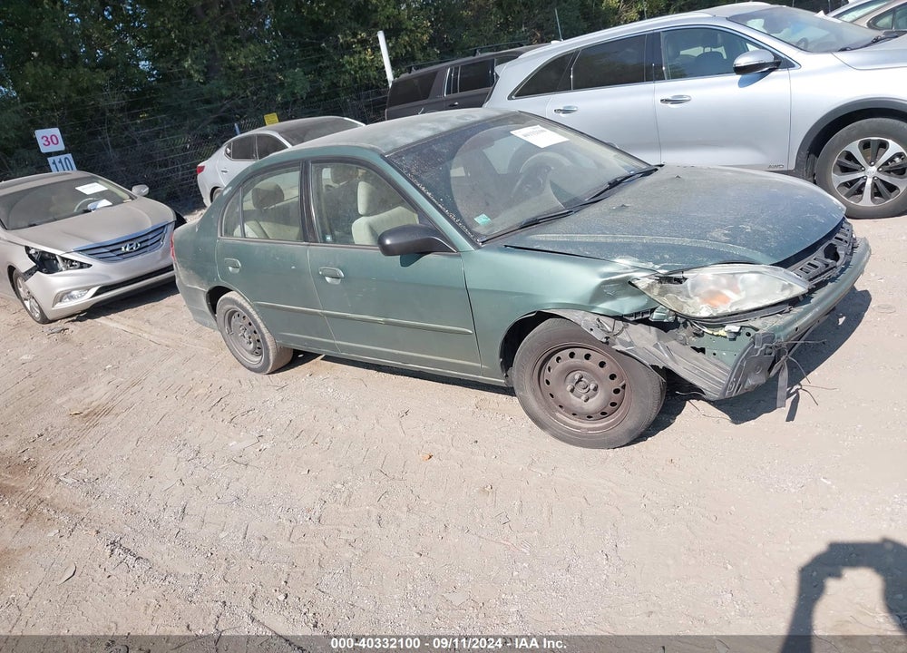 2004 HONDA CIVIC LX VIN: 2HGES16564H597733