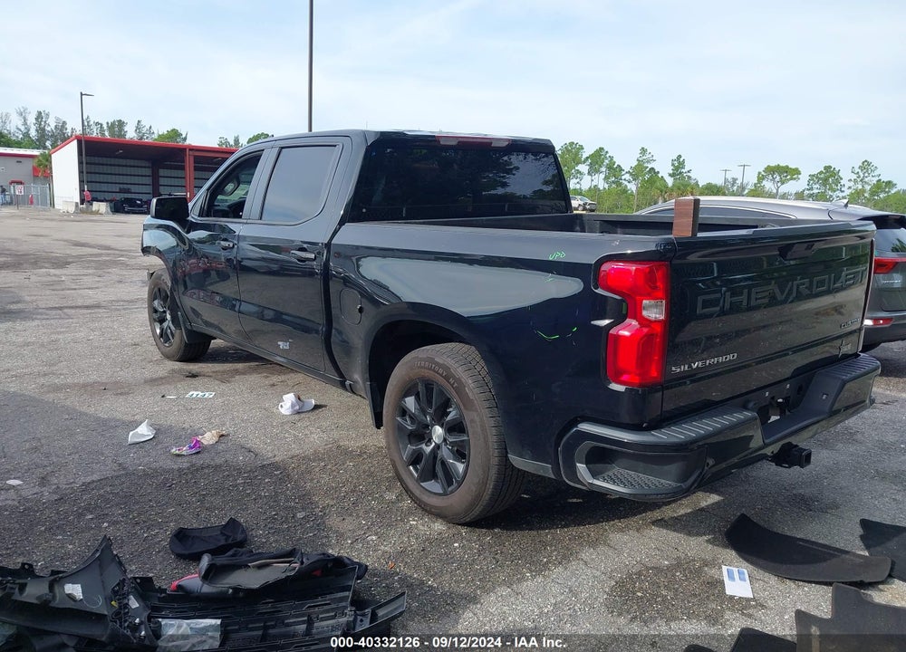 2021 CHEVROLET SILVERADO 1500 2WD SHORT BED CUSTOM VIN: 3GCPWBEK0MG297551