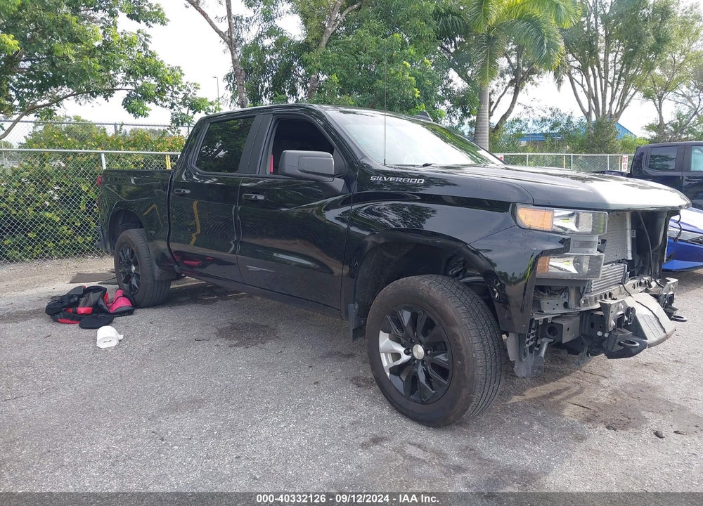 2021 CHEVROLET SILVERADO 1500 2WD SHORT BED CUSTOM VIN: 3GCPWBEK0MG297551