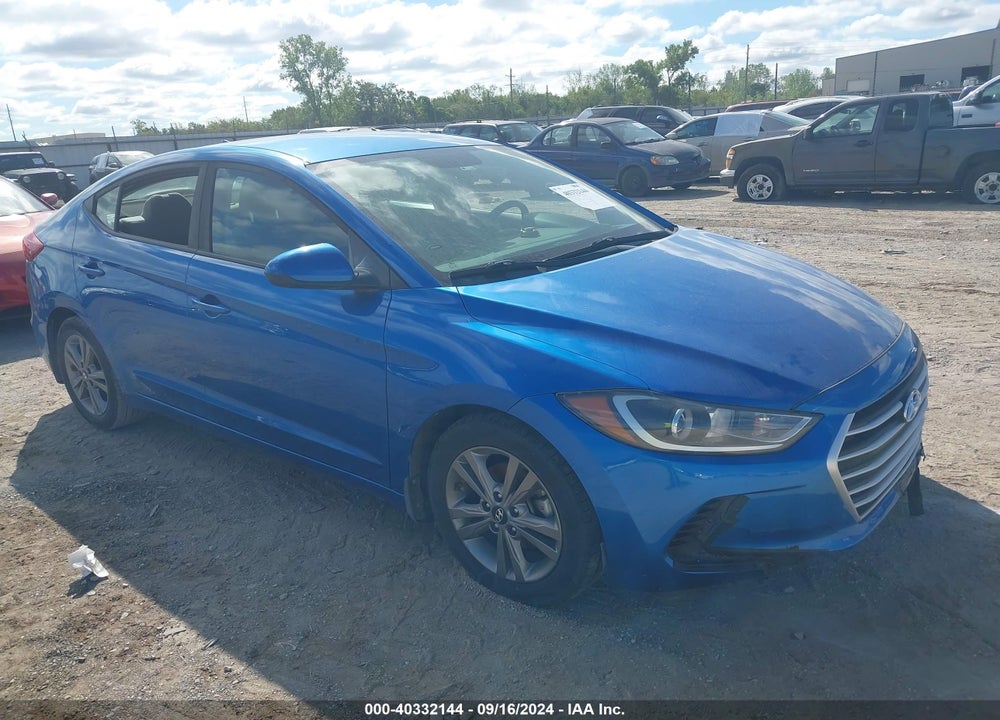 2018 HYUNDAI ELANTRA SEL VIN: 5NPD84LF5JH268788
