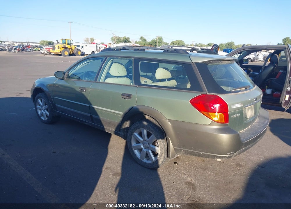 2006 SUBARU OUTBACK 2.5I VIN: 4S4BP61C867334076