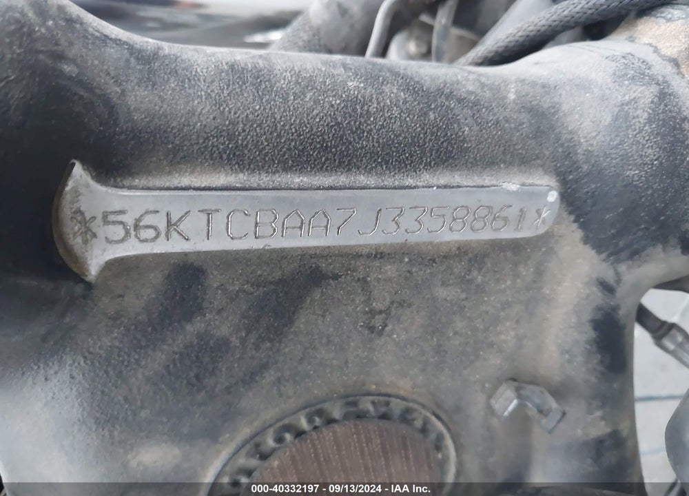 2018 INDIAN MOTORCYCLE CO. CHIEFTAIN VIN: 56KTCBAA7J3358861