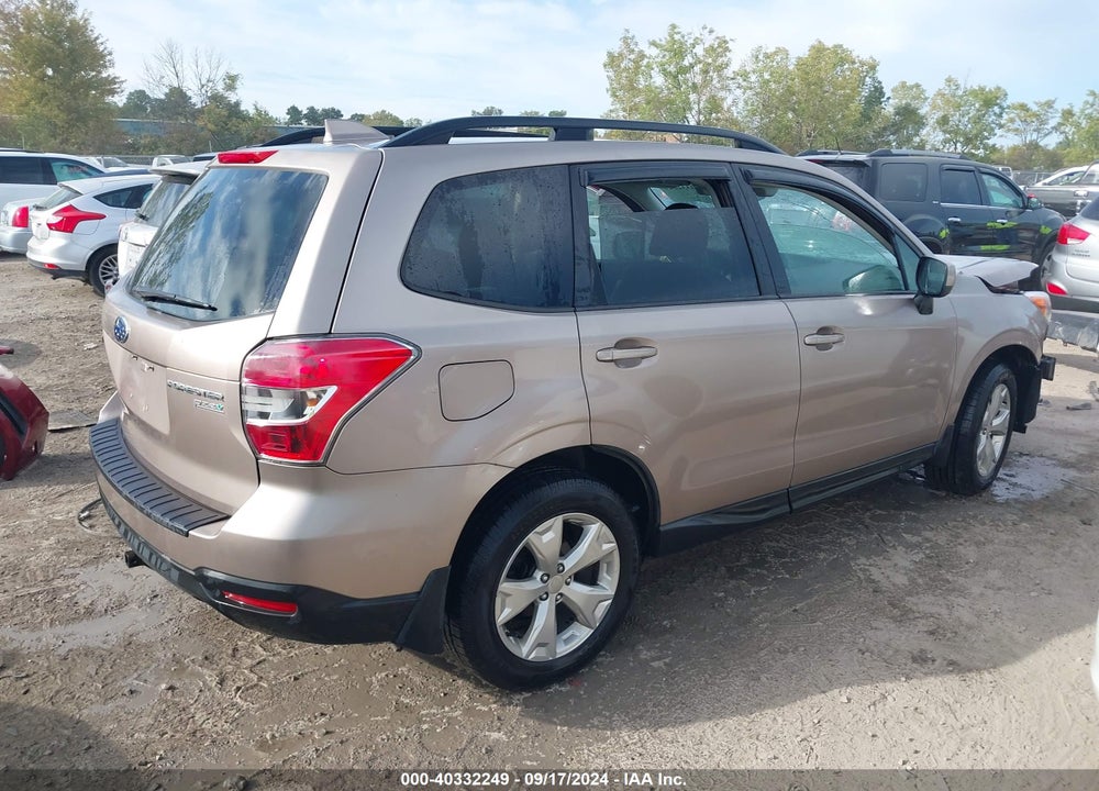 2016 SUBARU FORESTER 2.5I PREMIUM VIN: JF2SJAFC7GH409915