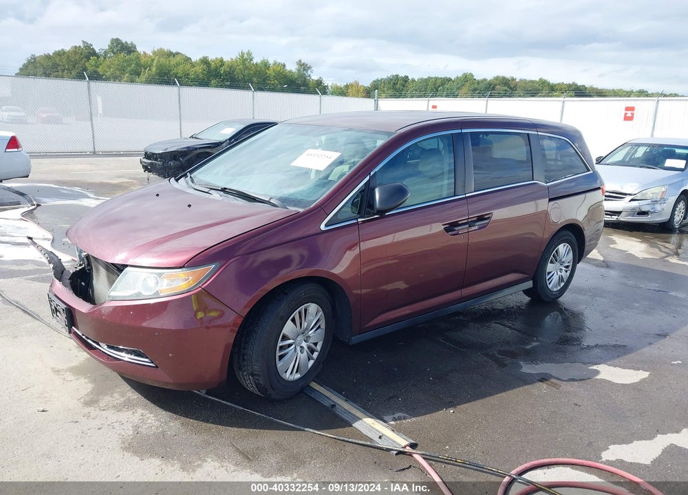 2016 HONDA ODYSSEY LX VIN: 5FNRL5H27GB032022