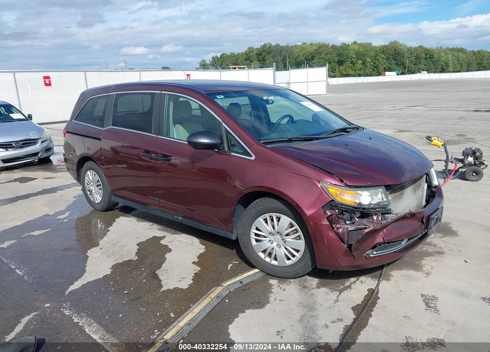 2016 HONDA ODYSSEY LX VIN: 5FNRL5H27GB032022