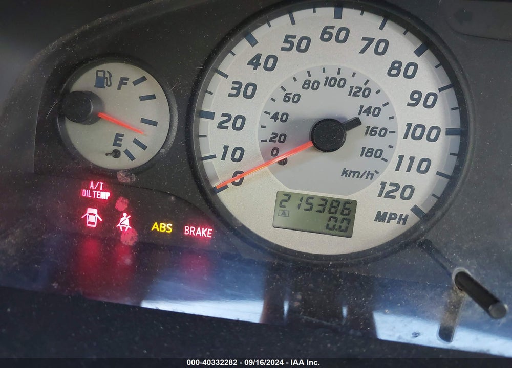 2001 NISSAN PATHFINDER SE VIN: JN8DR09Y61W599456