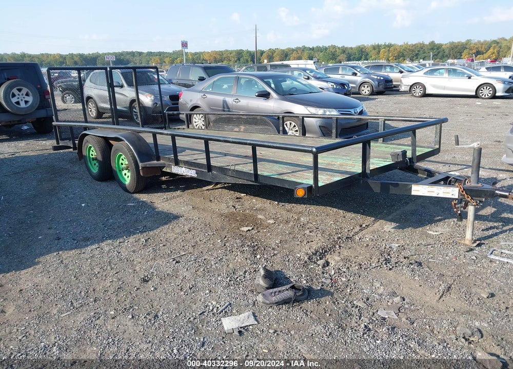 2016 LOAD TRAIL 18' UTILITY TRAILER VIN: 4ZEUT1825G1108487