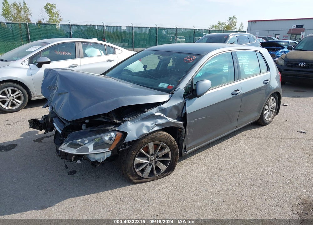 2015 VOLKSWAGEN GOLF TSI S 4-DOOR VIN: 3VW217AU7FM037114