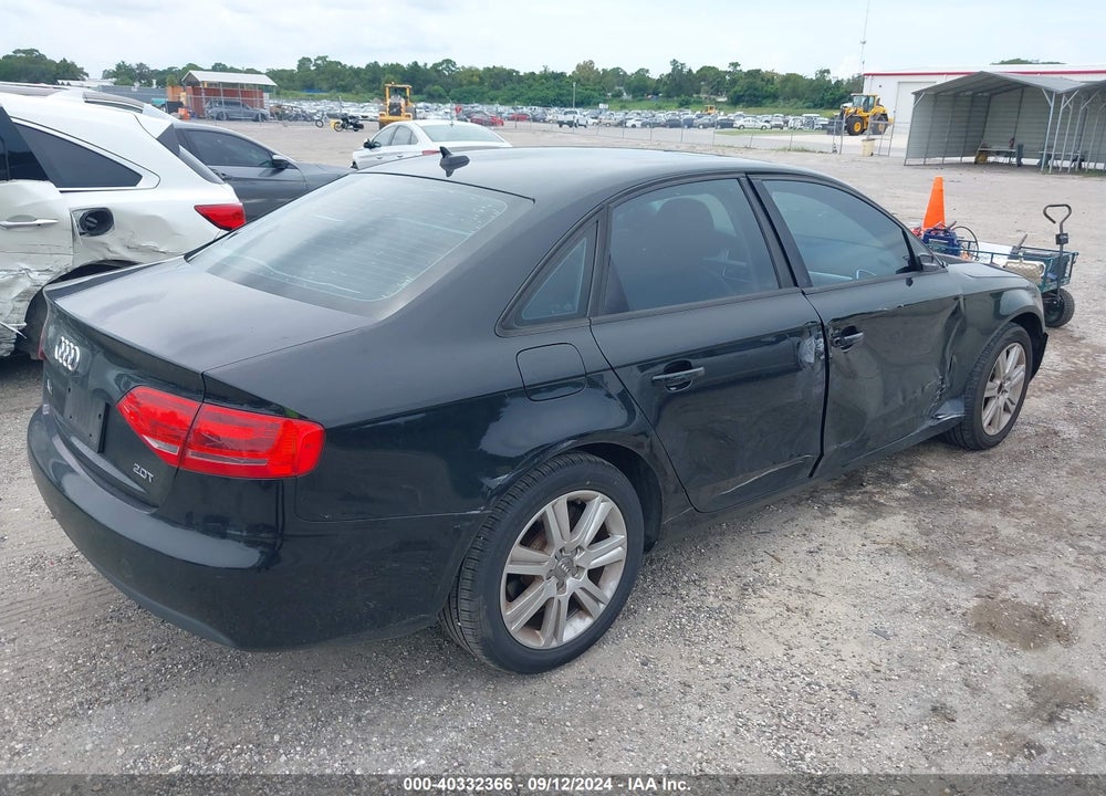 2009 AUDI A4 2.0T PREMIUM VIN: WAUJF78K39N057534