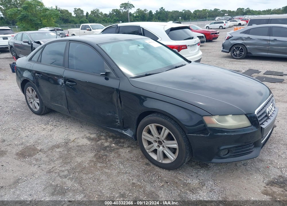 2009 AUDI A4 2.0T PREMIUM VIN: WAUJF78K39N057534