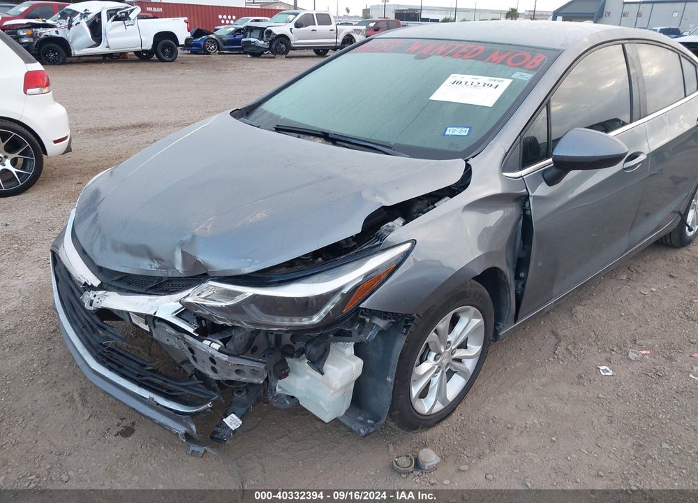 2019 CHEVROLET CRUZE LT VIN: 1G1BE5SM7K7139407