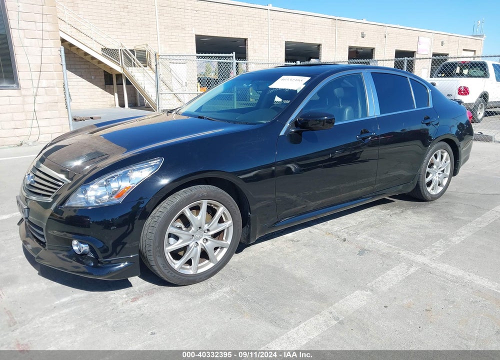 2013 INFINITI G37X VIN: JN1CV6AR1DM750054