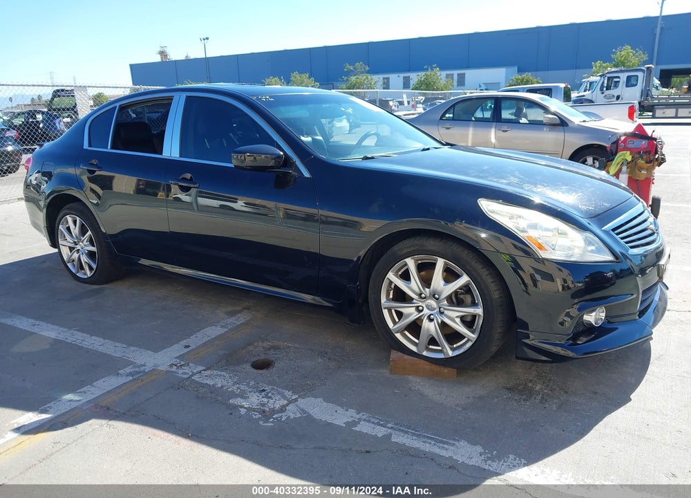 2013 INFINITI G37X VIN: JN1CV6AR1DM750054