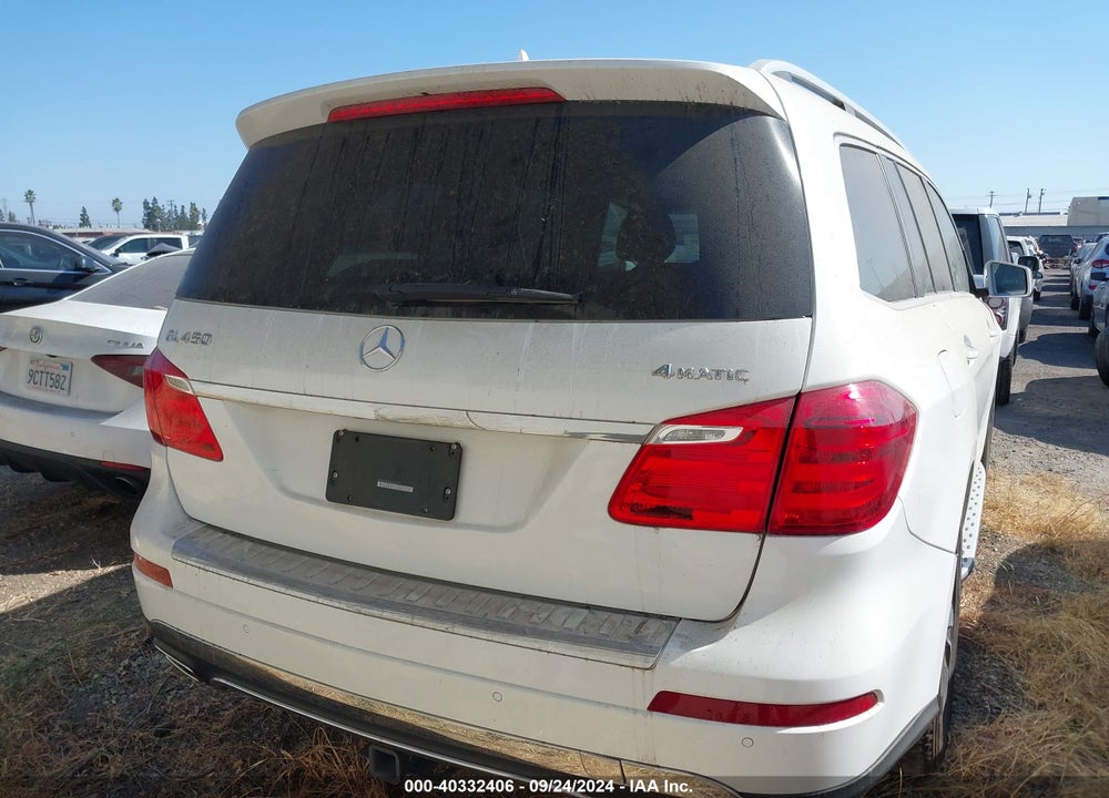2016 MERCEDES-BENZ GL 450 4MATIC VIN: 4JGDF6EE9GA665910