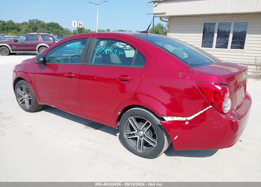 2012 CHEVROLET SONIC 2LS VIN: 1G1JA5SH2C4226726