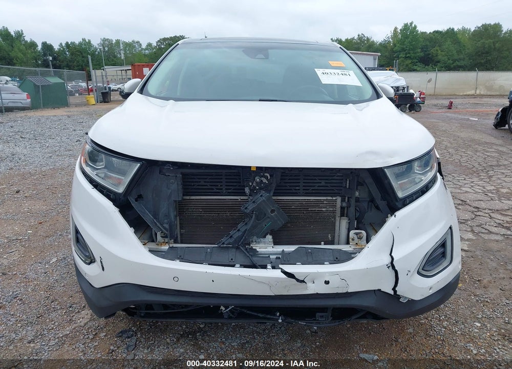 2015 FORD EDGE TITANIUM VIN: 2FMPK3K80FBB00101