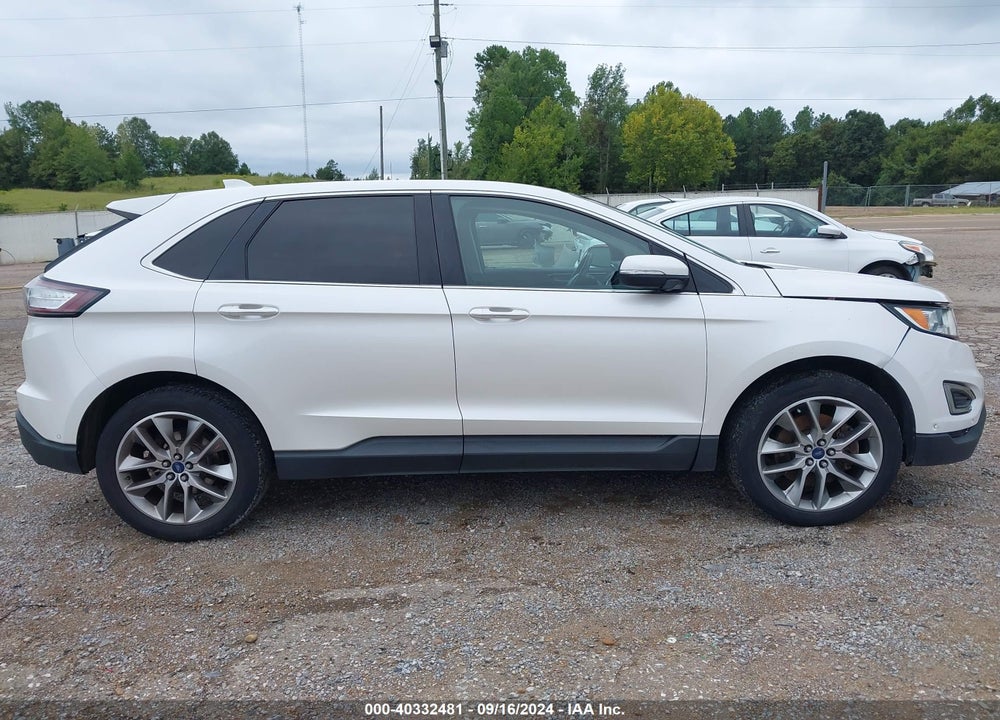2015 FORD EDGE TITANIUM VIN: 2FMPK3K80FBB00101
