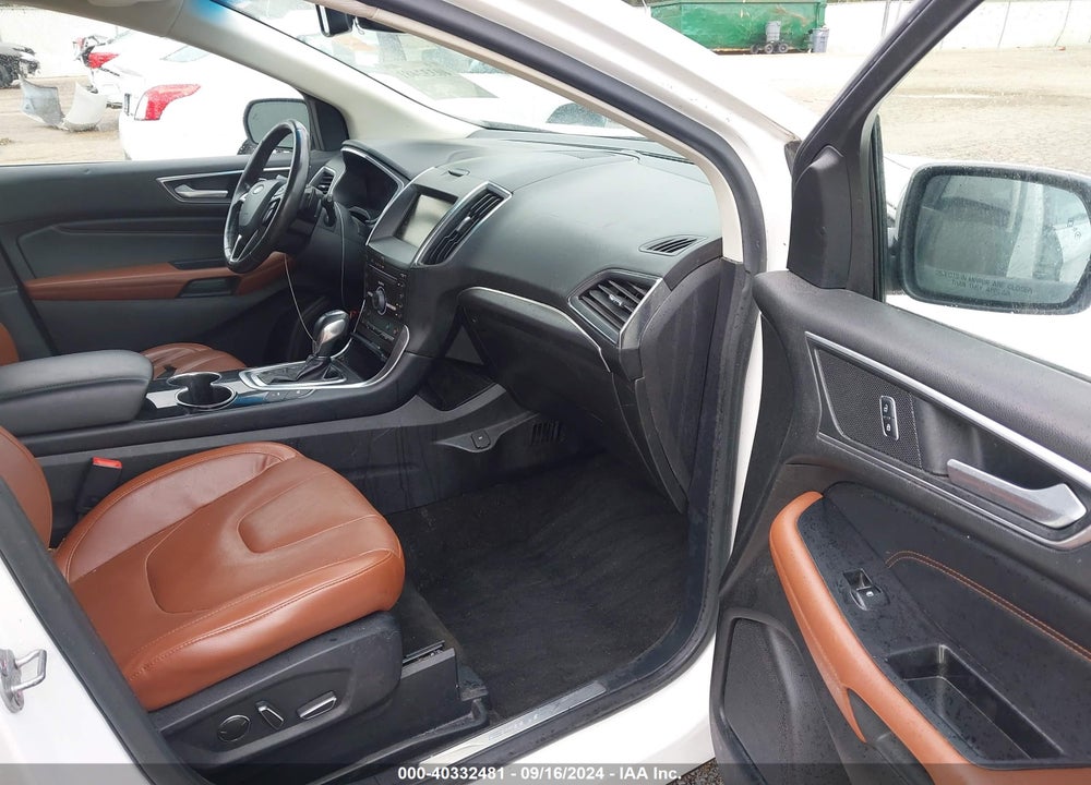 2015 FORD EDGE TITANIUM VIN: 2FMPK3K80FBB00101