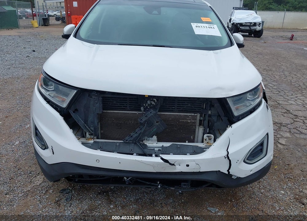 2015 FORD EDGE TITANIUM VIN: 2FMPK3K80FBB00101