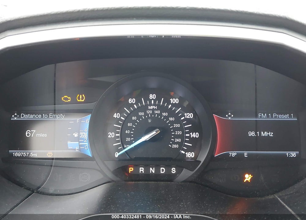 2015 FORD EDGE TITANIUM VIN: 2FMPK3K80FBB00101