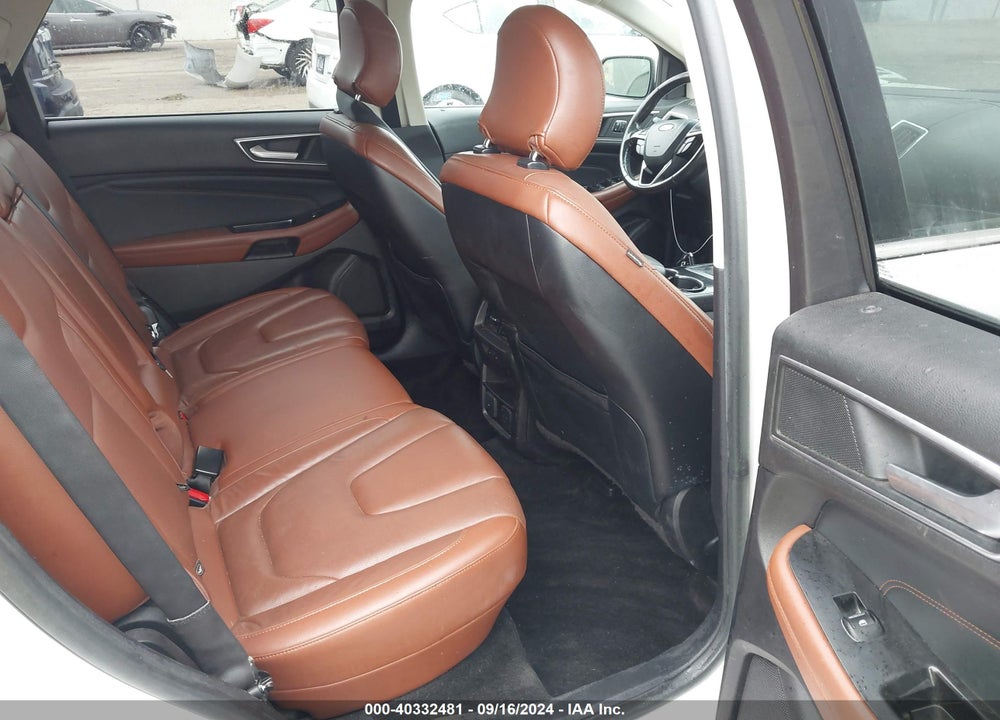 2015 FORD EDGE TITANIUM VIN: 2FMPK3K80FBB00101