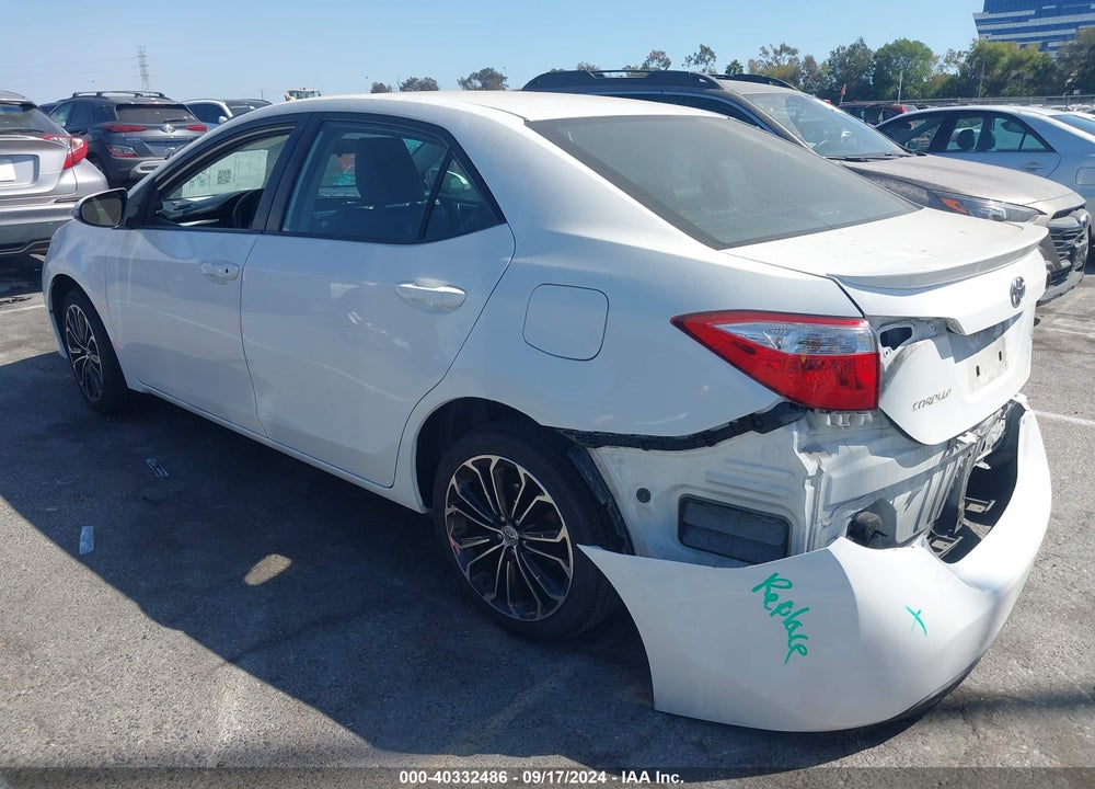 2016 TOYOTA COROLLA S PLUS VIN: 5YFBURHE9GP547138